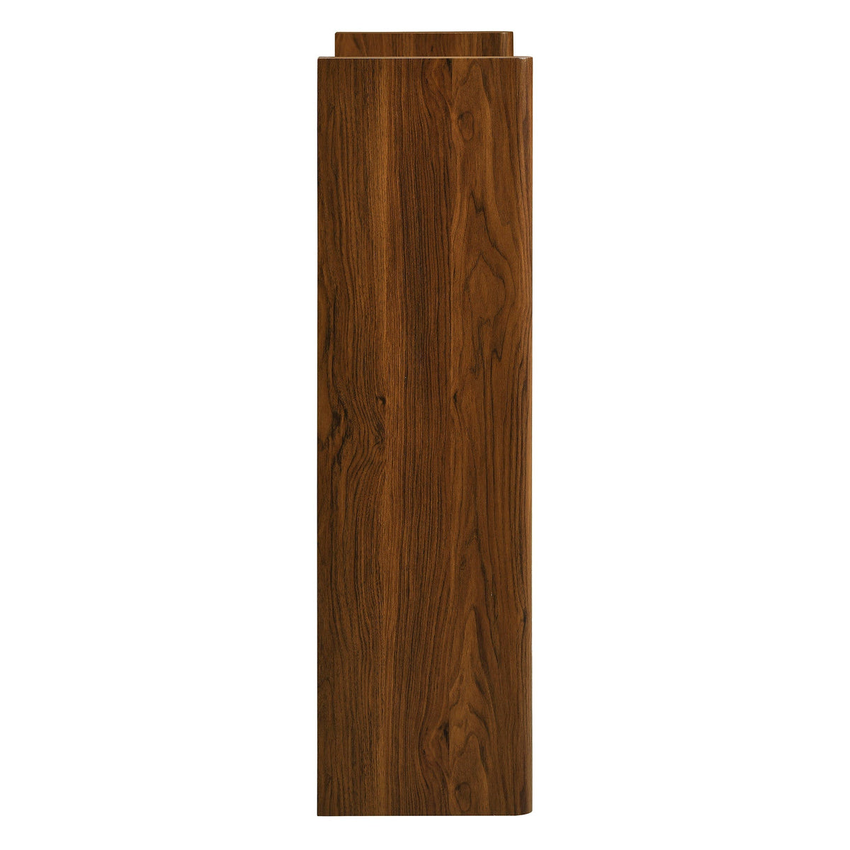 Emric Wave Shoe Cabinet by Modway in brown woodgrain finish on Tampa Home & Garden Store