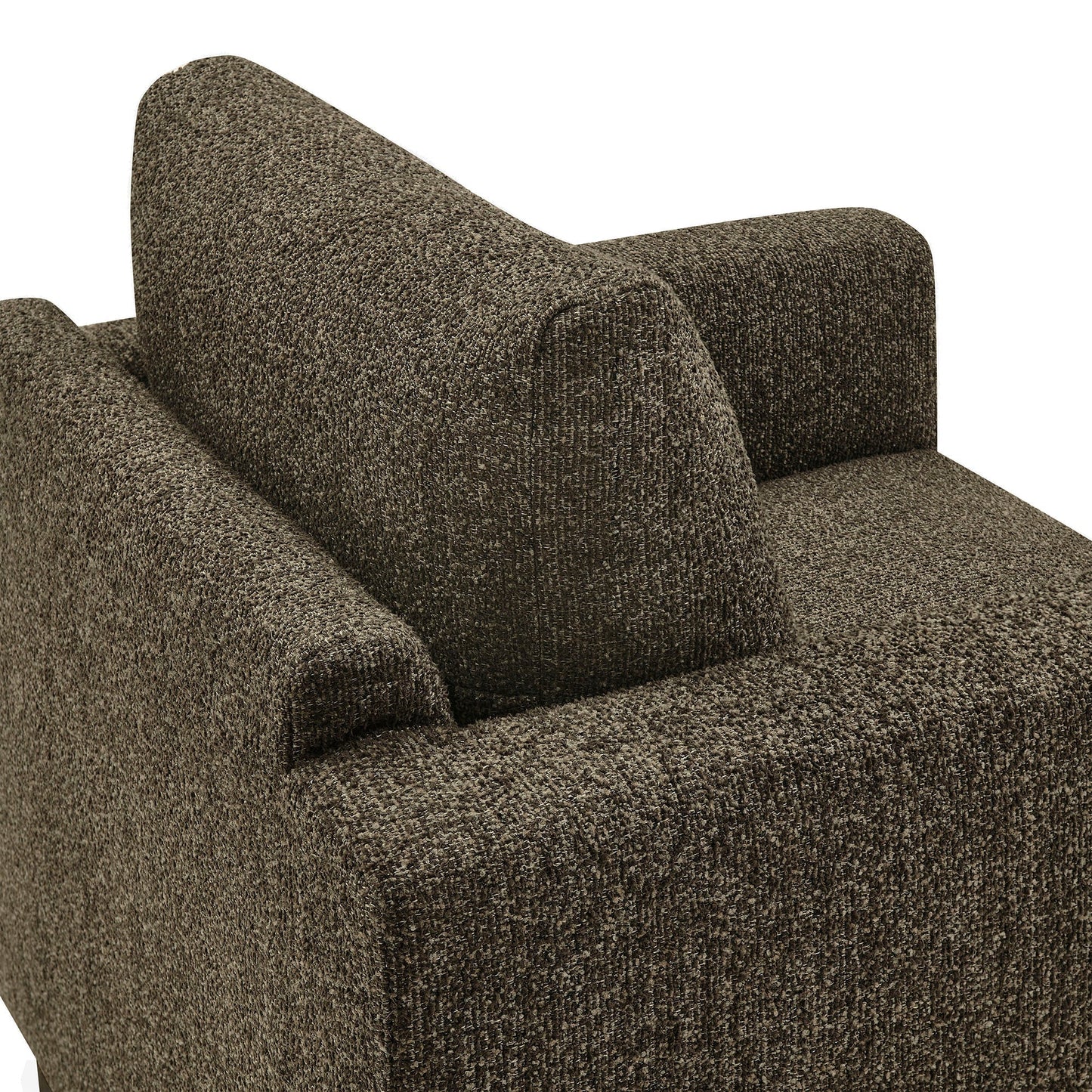 Hawken Boucle Fabric Accent Armchair brown boucle upholstery by Modway on Tampa Home & Garden Store