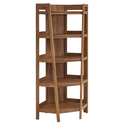 Bixby 71-Inch Corner Bookshelf by Modway in natural wood finish on Tampa Home & Garden Store