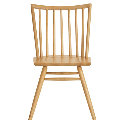 Alvar Spindle Back Dining Side Chairs, natural wood, set of 2 by Modway on Tampa Home & Garden Store