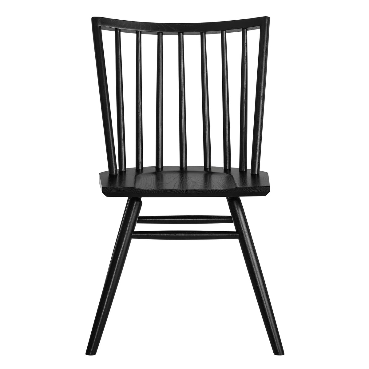 Alvar spindle back dining chair by Modway, black wood finish on Tampa Home & Garden Store