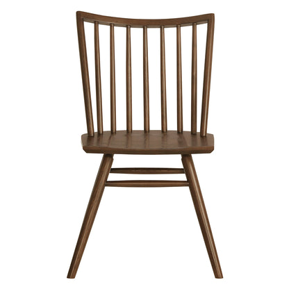 Alvar Spindle Back Dining Chair brown wood finish on Tampa Home & Garden Store