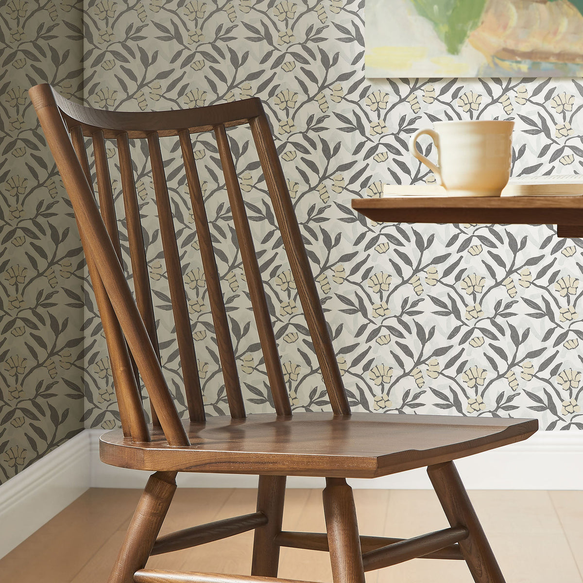 Alvar Spindle Back Dining Chairs set of 2 by Modway in warm brown wood on Tampa Home & Garden Store