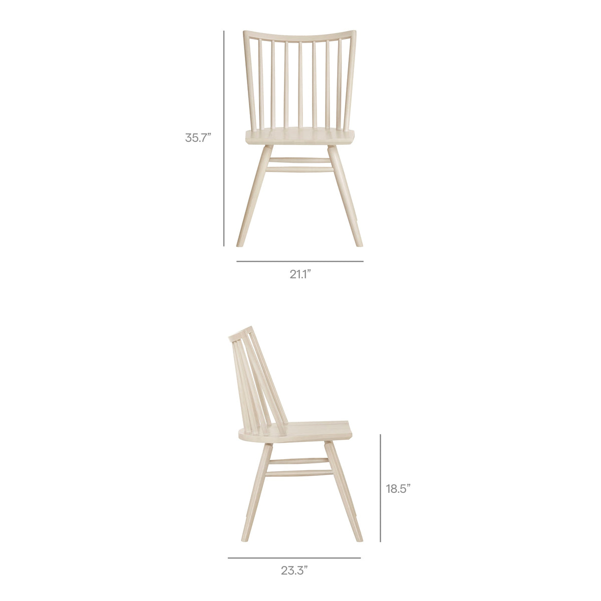 Alvar spindle back dining chair natural wood finish by HouseOfZazla on Tampa Home & Garden Store
