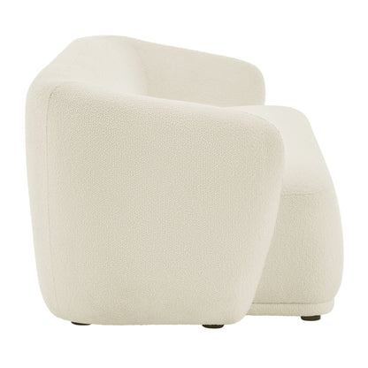 Monica 88 Inch Boucle Fabric Sofa beige by HouseOfZazla on Tampa Home & Garden Store