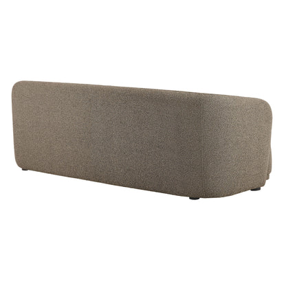 Monica 88 Inch Boucle Fabric Sofa in brown boucle upholstery by Modway on Tampa Home & Garden Store