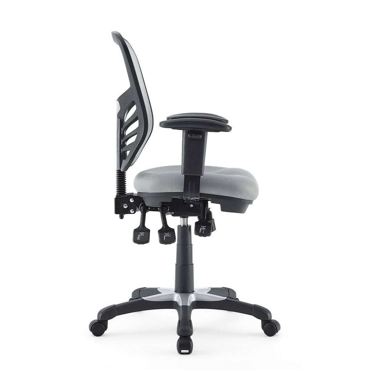 Articulate Mesh Office Chair by Modway with gray padded seat and breathable mesh back on Tampa Home & Garden Store