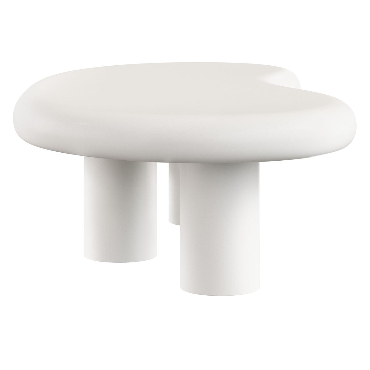 Elowen outdoor patio coffee table white speckled top cylindrical legs by Modway HouseOfZazla on Tampa Home & Garden Store