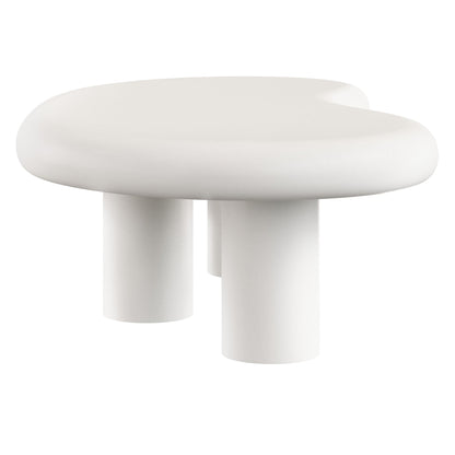 Elowen outdoor patio coffee table white speckled top cylindrical legs by Modway HouseOfZazla on Tampa Home & Garden Store