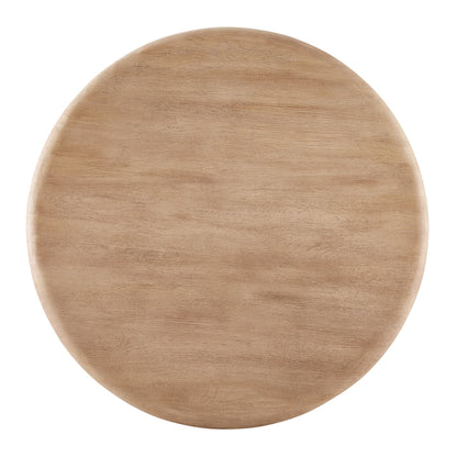Tori 48-inch round dining table top in warm oak wood finish for indoor/outdoor use on Tampa Home & Garden Store