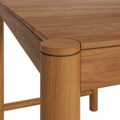 Modway Eleni 56 Inch Outdoor Teak Bar Table