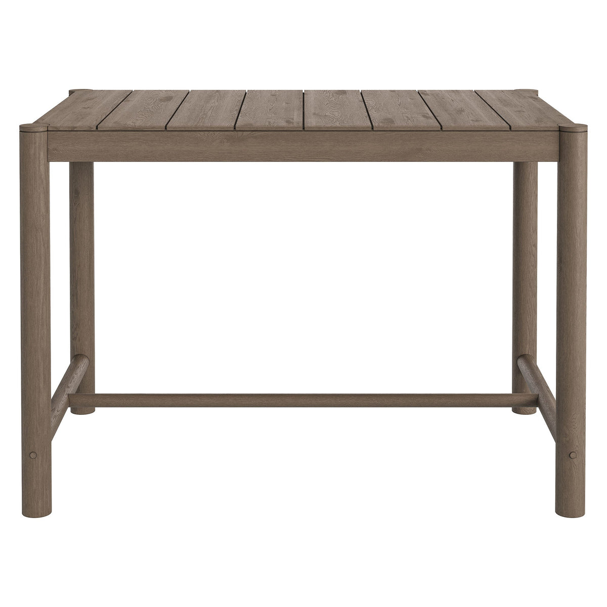 Eleni 56-Inch outdoor teak wood rectangular bar table with slatted top by Modway on Tampa Home & Garden Store