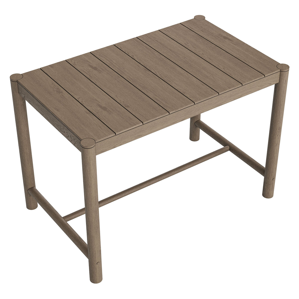 Modway Eleni 56 Inch Outdoor Teak Bar Table
