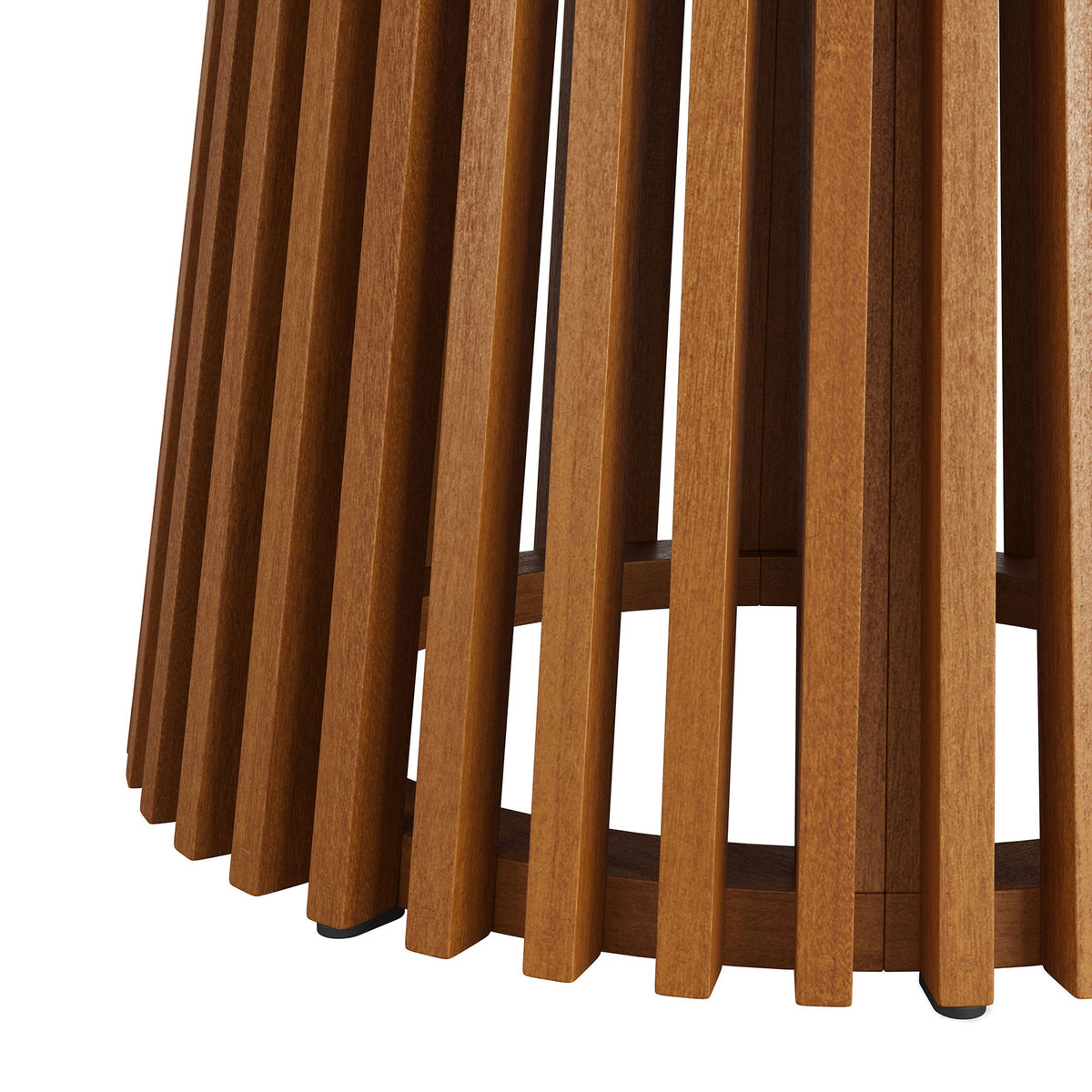 Lane Round Outdoor Teak Wood Dining Table by Modway, teak wood legs on Tampa Home & Garden Store