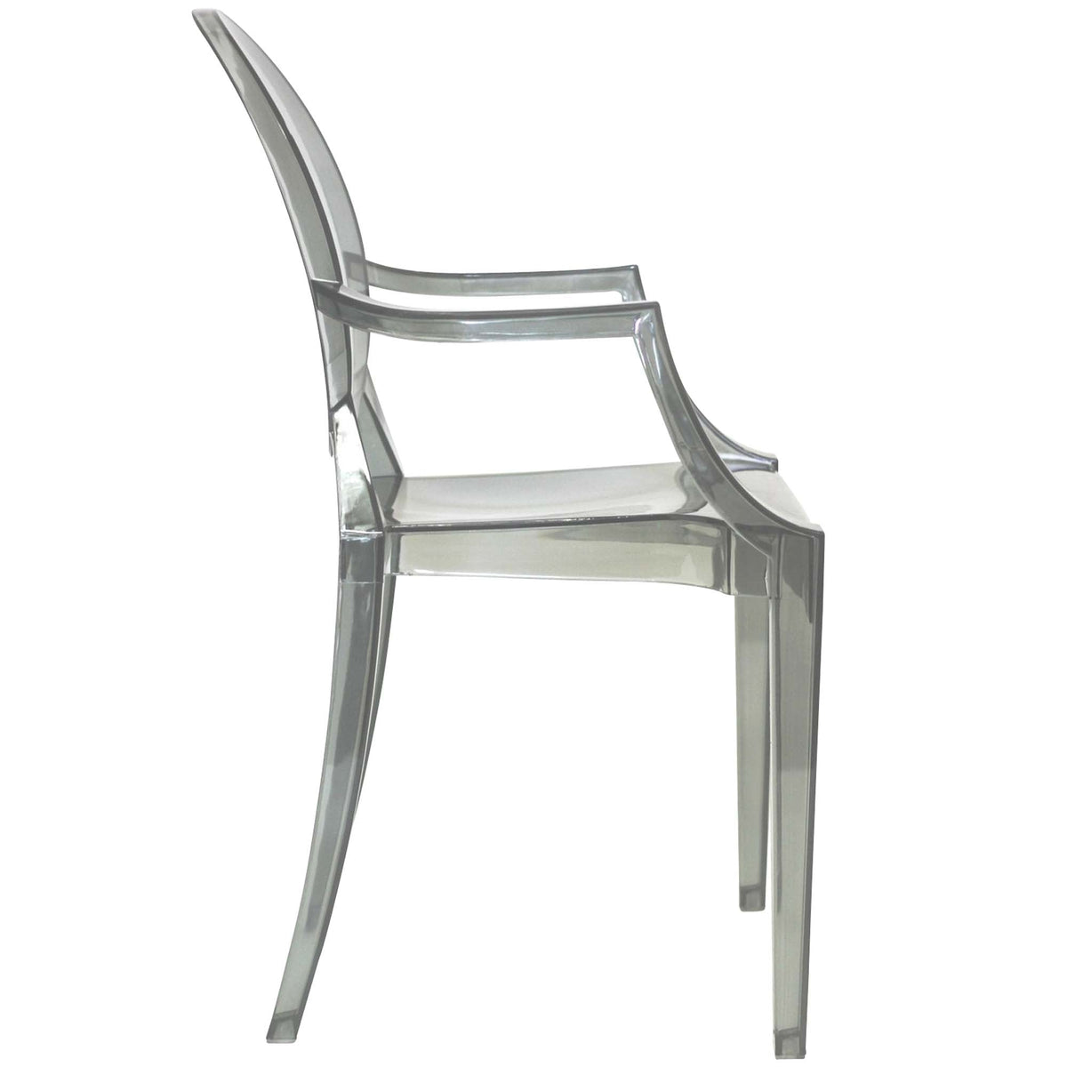 Casper dining armchairs set of 2 in clear acrylic by Modway, modern dining seating on Tampa Home & Garden Store