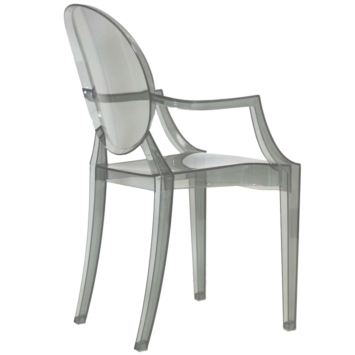 Casper dining armchairs set of 2 in transparent acrylic by HouseOfZazla on Tampa Home & Garden Store