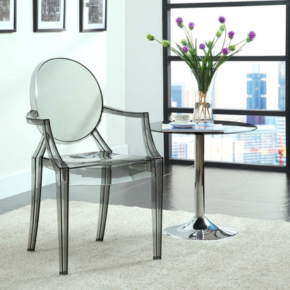 Casper Dining Armchairs Set of 2, transparent acrylic, Modway dining chairs on Tampa Home & Garden Store