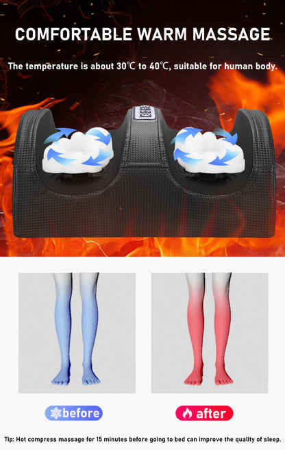 Shiatsu Foot Massager Spa Bath Massager Foot Bath Spa Foot Massager Machine for Feet Leg Calf - Tampa Home & Garden Store