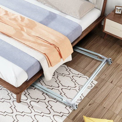 Perchero Metálico Plegable Extensible para Ropa con Ruedas Bloqueables