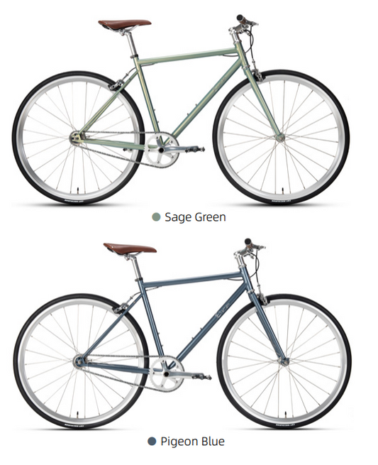 EIRA Trendy Urban Commuting Retro Steel Frame Bicycle Single-speed - Tampa Home & Garden Store