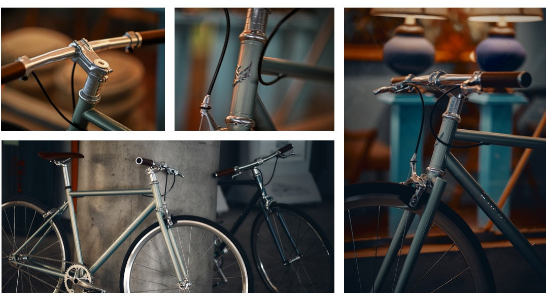 EIRA Trendy Urban Commuting Retro Steel Frame Bicycle Single-speed - Tampa Home & Garden Store