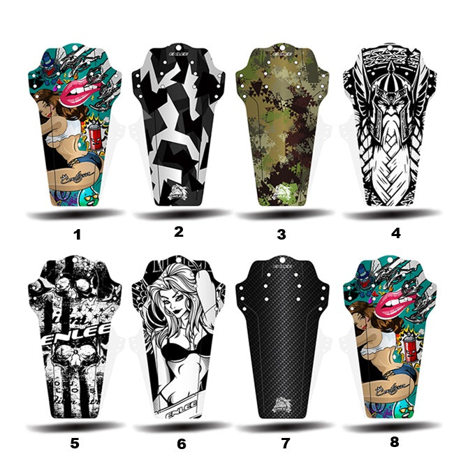 ENLEE 1PC Mountain Bike Fender - Lightweight Flexible MTB Mud Guard, Waterproof Heat-Resistant Bicycle Fenders, Universal Front and Rear 26", 27.5", 29" Plus Size and Fat Bike Wheel Sizes - Tampa Home & Garden Store