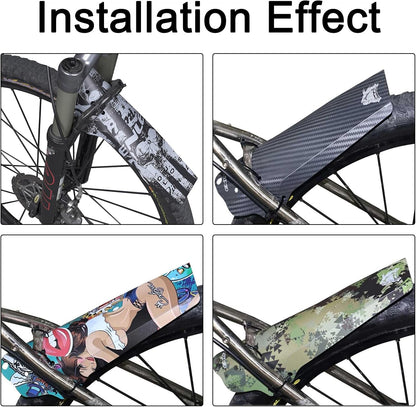 ENLEE 1PC Mountain Bike Fender - Lightweight Flexible MTB Mud Guard, Waterproof Heat-Resistant Bicycle Fenders, Universal Front and Rear 26", 27.5", 29" Plus Size and Fat Bike Wheel Sizes - Tampa Home & Garden Store