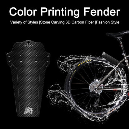 ENLEE 1PC Mountain Bike Fender - Lightweight Flexible MTB Mud Guard, Waterproof Heat-Resistant Bicycle Fenders, Universal Front and Rear 26", 27.5", 29" Plus Size and Fat Bike Wheel Sizes - Tampa Home & Garden Store