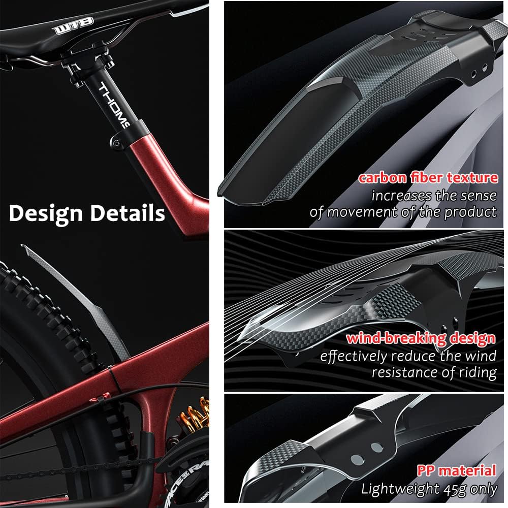 ENLEE Bike Fender, Bicycle Mudguard, - Tampa Home & Garden Store