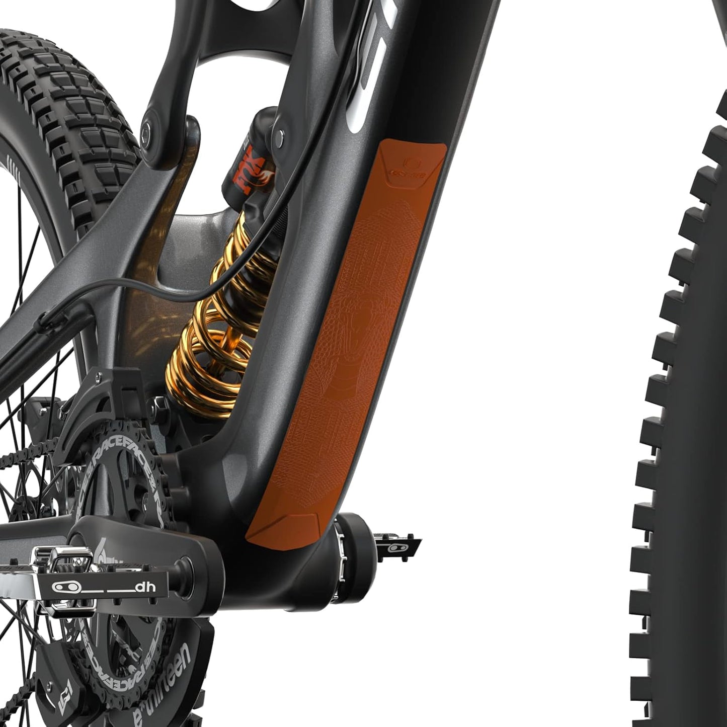 ENLEE Down Tube Frame Protector, 3M MTB Bicycle Frame Guard - Protect The Bike from Collision and Scratch - Tampa Home & Garden Store