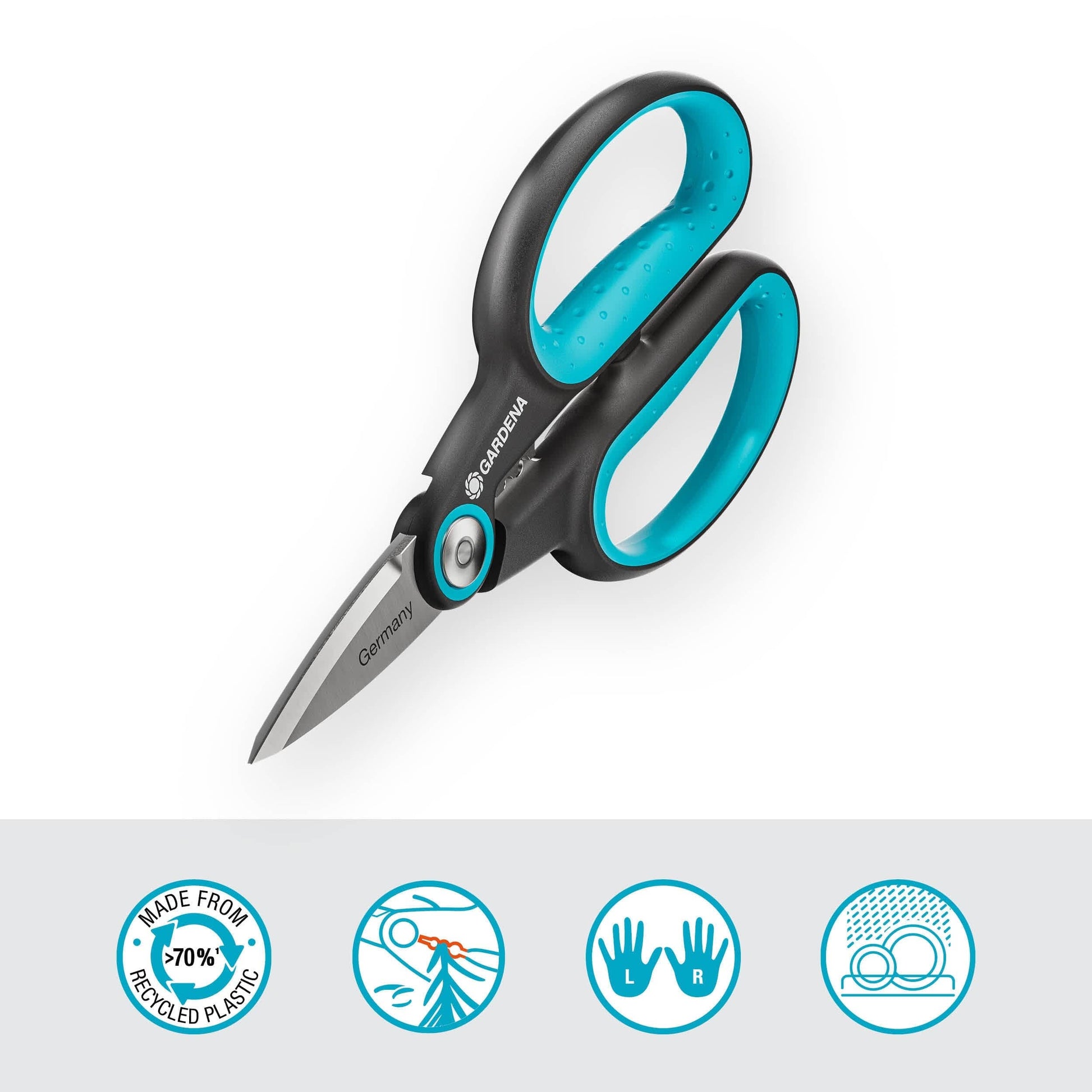 HerbCut Set herb scissors with turquoise grips by Gardena on Tampa Home & Garden Store