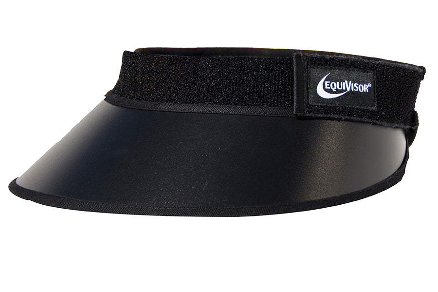EquiVisor Sport sun visor with black plastic brim and Velcro strap logo patch on Tampa Home & Garden Store