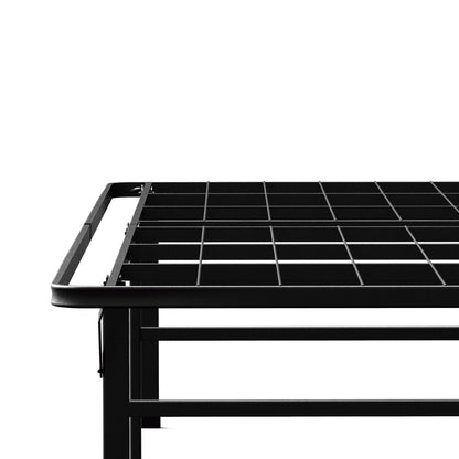 Base de cama con plataforma de metal elevadora de 18 pulgadas de altura, tamaño Twin XL, de alta resistencia