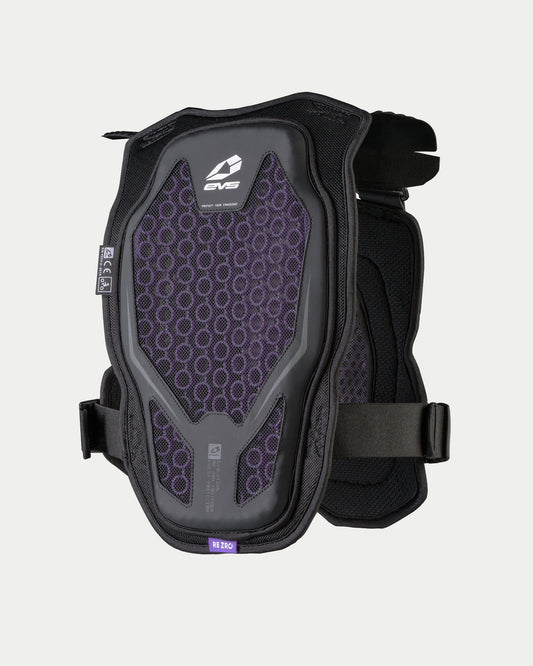 EVS Evolution Youth Chest Protector by EVS Sports, purple mesh panels, black shell on Tampa Home & Garden Store