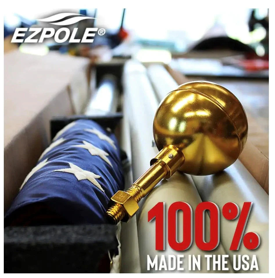 EZ Pole 21' Telescoping Flagpole - Made in USA - Tampa Home & Garden Store