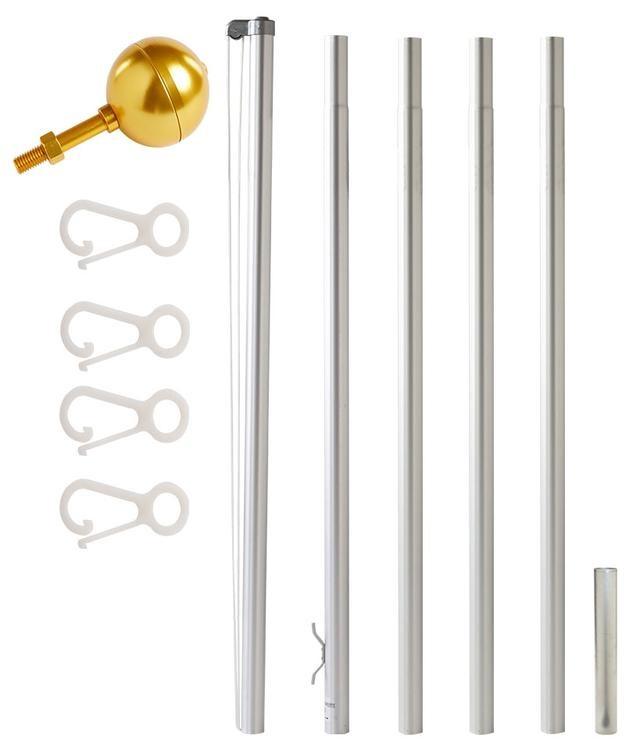 EZ Pole Sectional Flagpole - Made in USA - 5 Year Warranty - Tampa Home & Garden Store