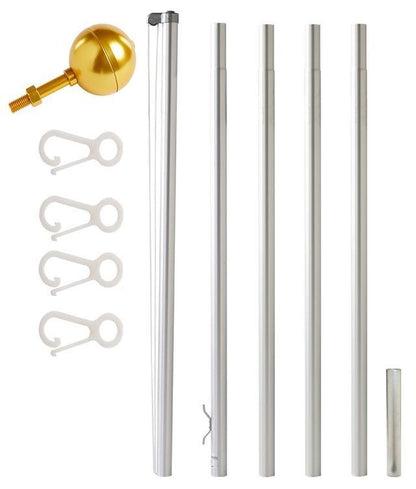 EZ Pole Sectional Flagpole - Made in USA - 5 Year Warranty - Tampa Home & Garden Store