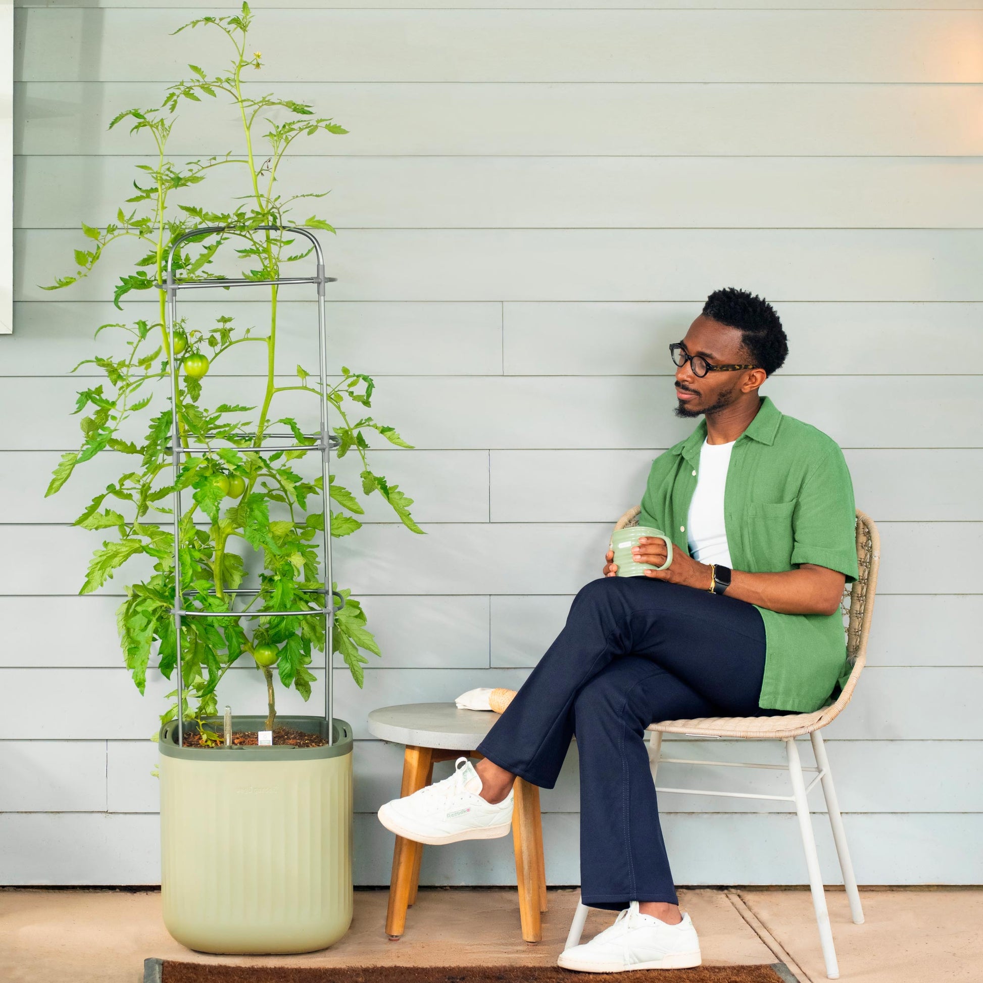 EZ Self-Watering Tomato Planter with Trellis - Tampa Home & Garden Store