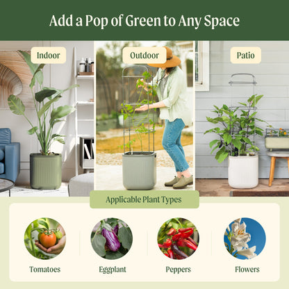 EZ Self-Watering Tomato Planter with Trellis - Tampa Home & Garden Store