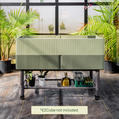 EZCube Elevated Rolling Planter Cart - Tampa Home & Garden Store