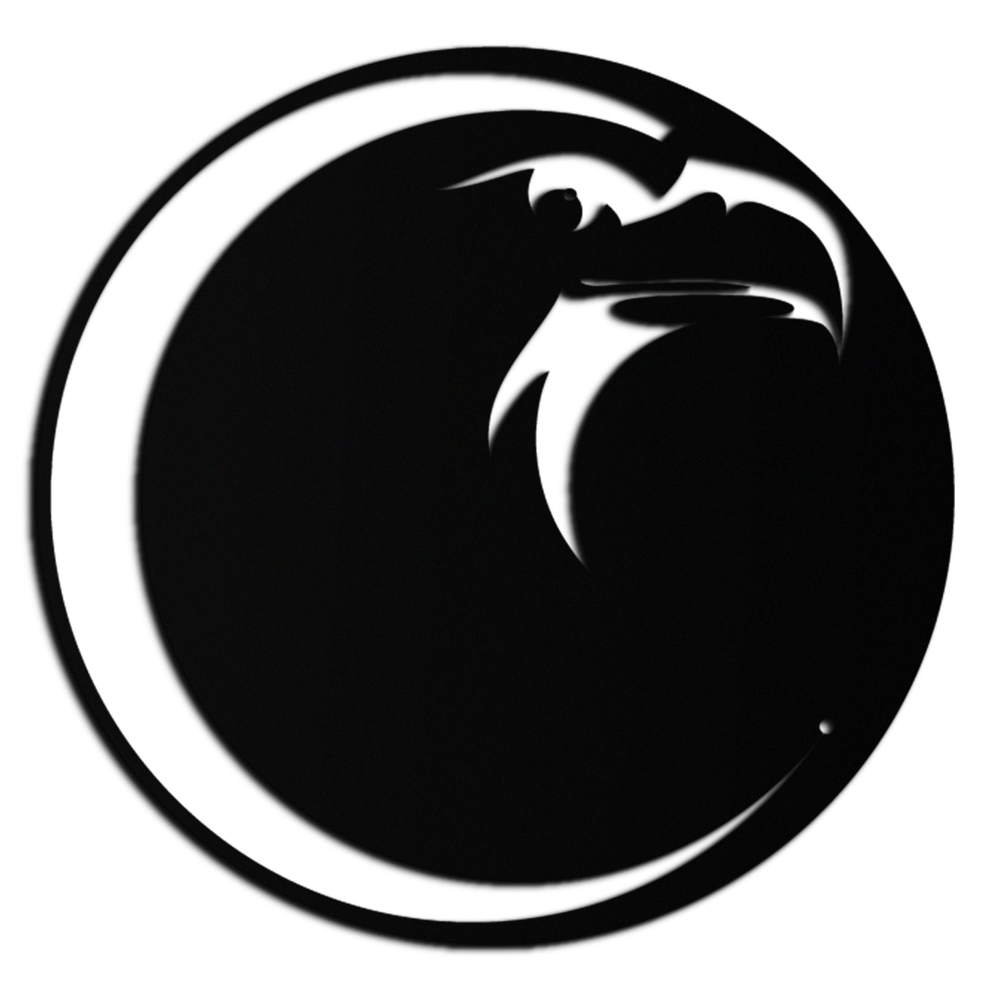 Eagle Moon Metal Wall Art - Majestic and Bold Decor- KAF185 - Tampa Home & Garden Store
