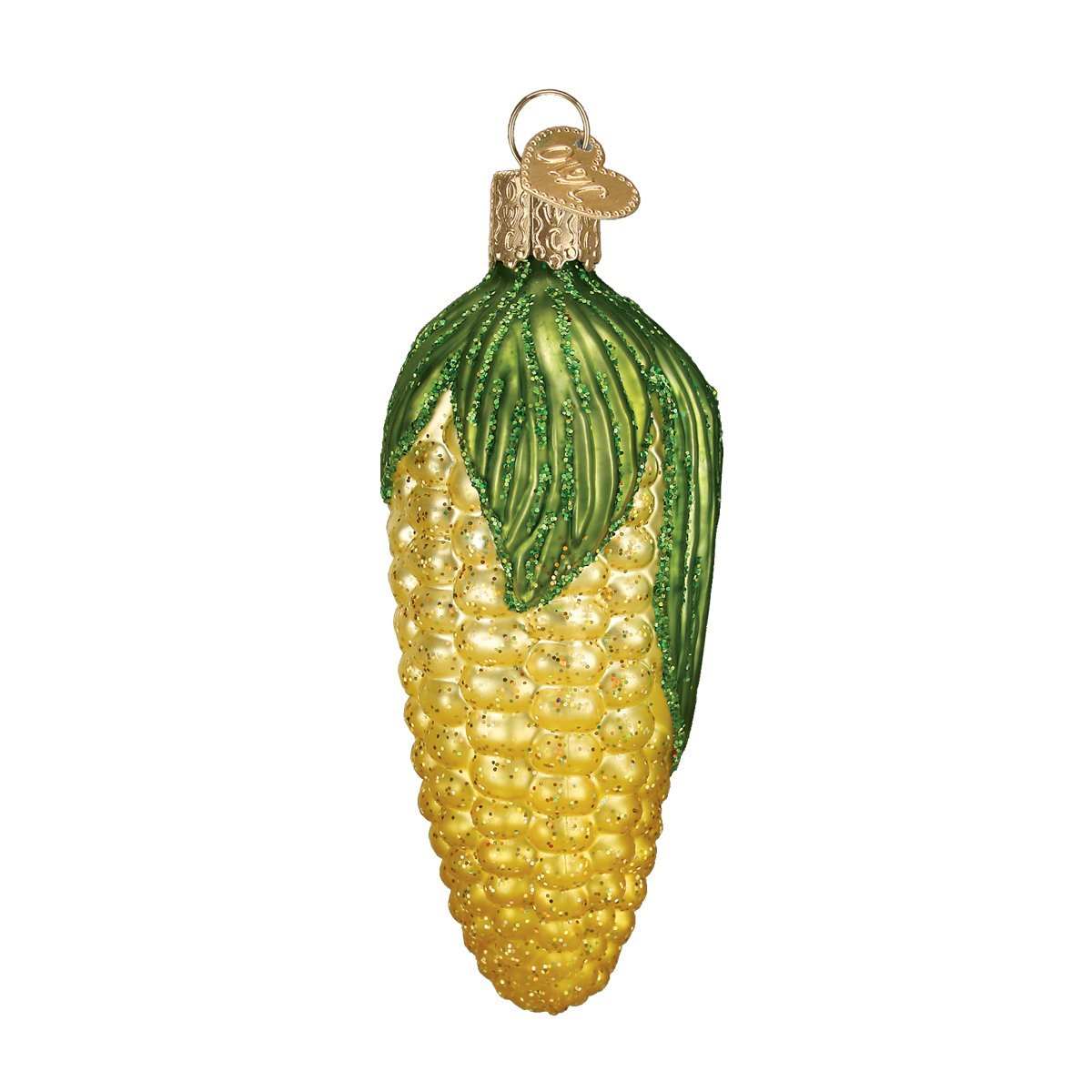Ear Of Corn Glass Ornament - Tampa Home & Garden Store