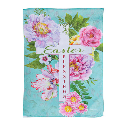Easter Blessings Suede Garden Flag - Tampa Home & Garden Store