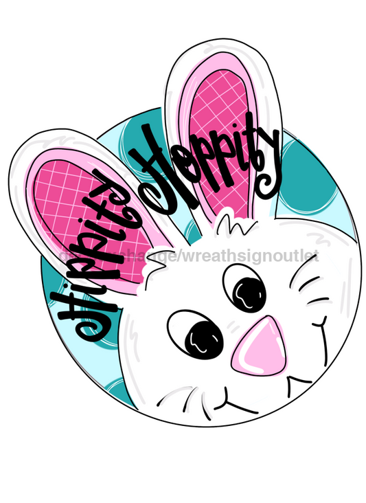 Easter Door Hanger, Bunny Door Hanger, wood sign, DECOE-W-540, 22" Door Hanger - Tampa Home & Garden Store