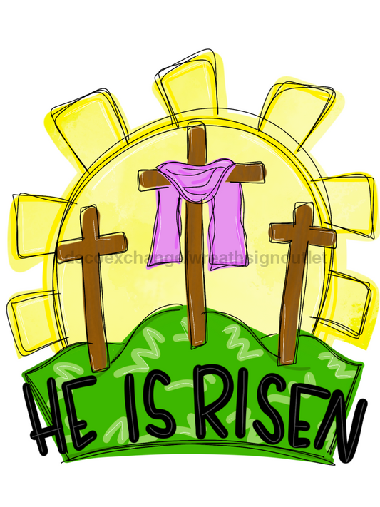 Easter Door Hanger, Cross Door Hanger, wood sign, DECOE-W-543, 22" Door Hanger - Tampa Home & Garden Store