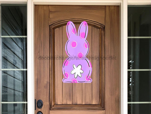 Easter Sign, Rabbit sign, wood sign, DECOE-W-201, 22" Door Hanger - Tampa Home & Garden Store
