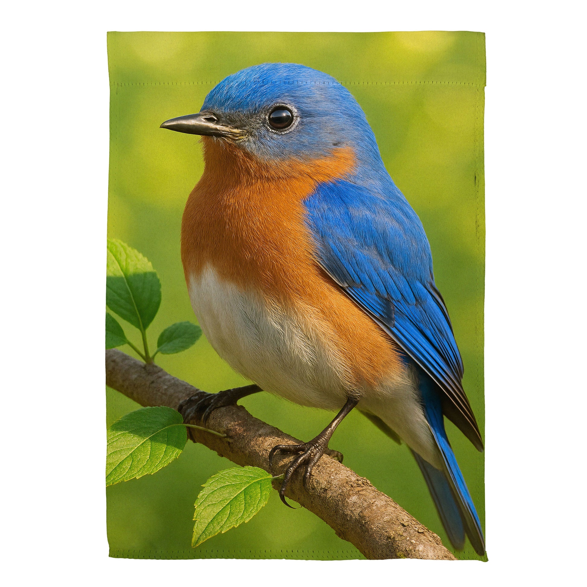 Eastern Blue Bird Suede Garden Flag - Tampa Home & Garden Store