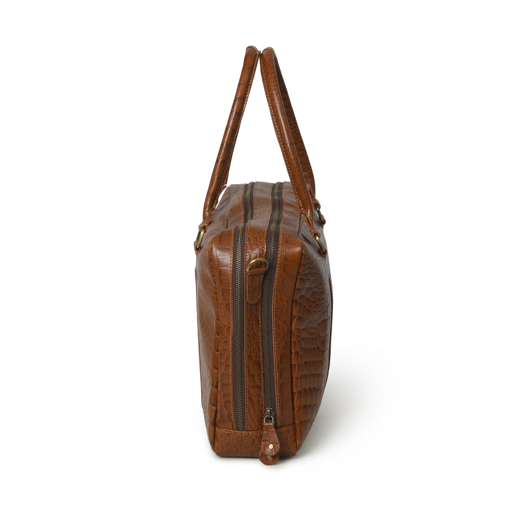 Easton Premium Buffalo Leather Laptop Office Briefcase - Tampa Home & Garden Store