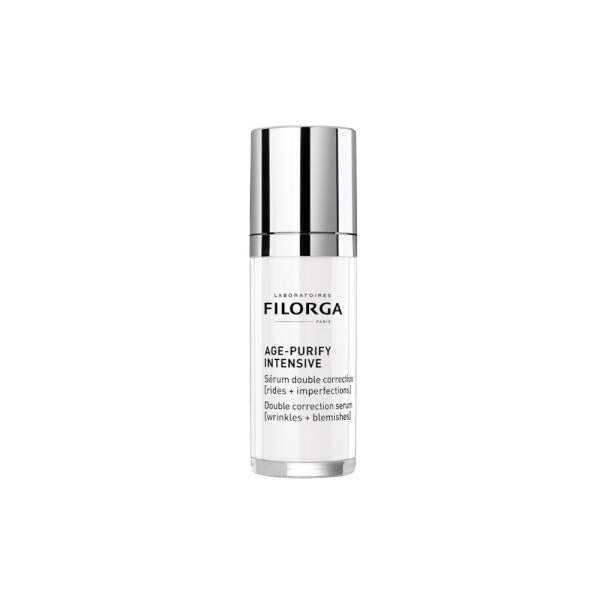 Filorga Age-Purify Intensive face serum bottle with silver cap for oily skin on Tampa Home & Garden Store