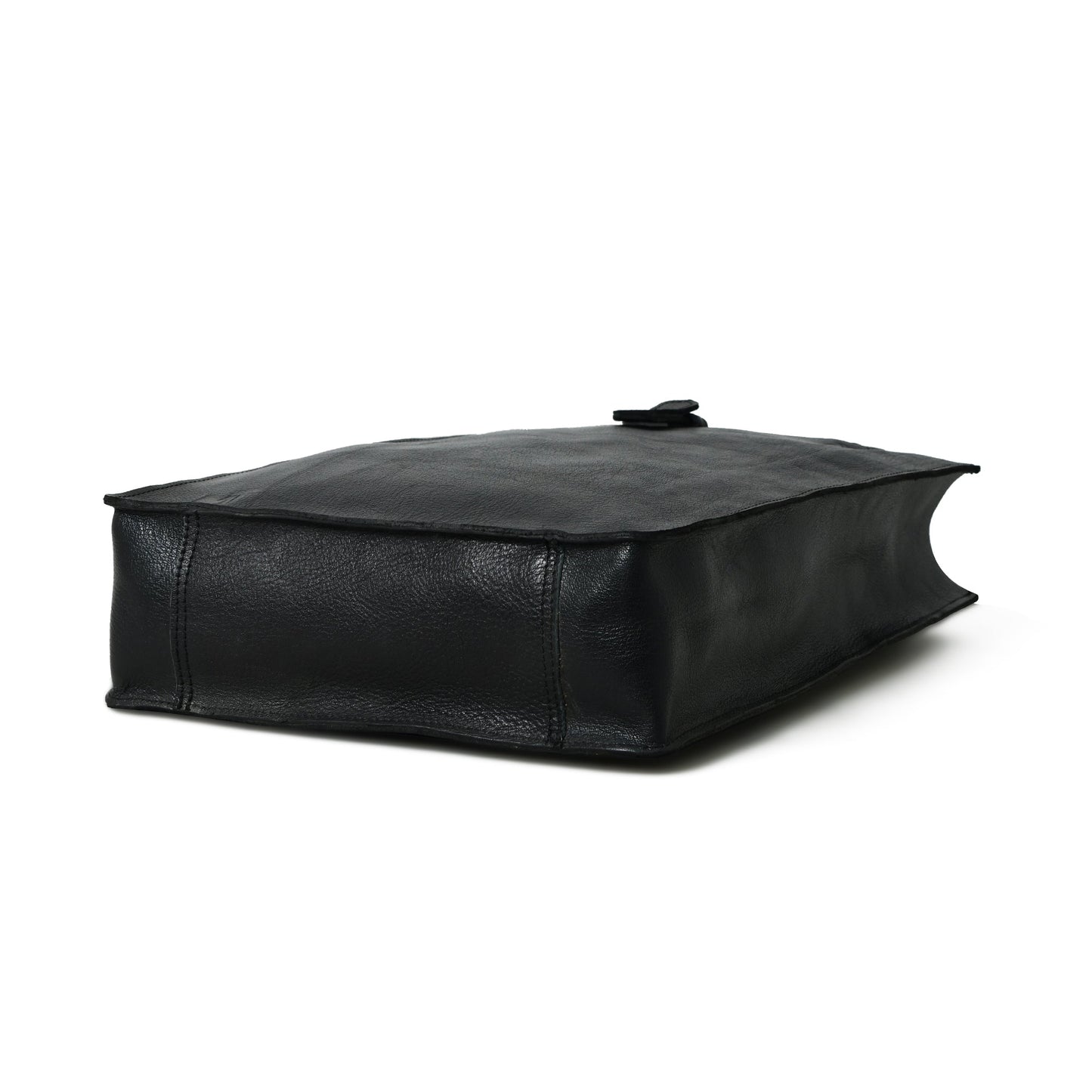 Ebony Elegance Leather Tote - Tampa Home & Garden Store